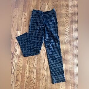 Krazy Larry Geometric Legging Ankle Pants